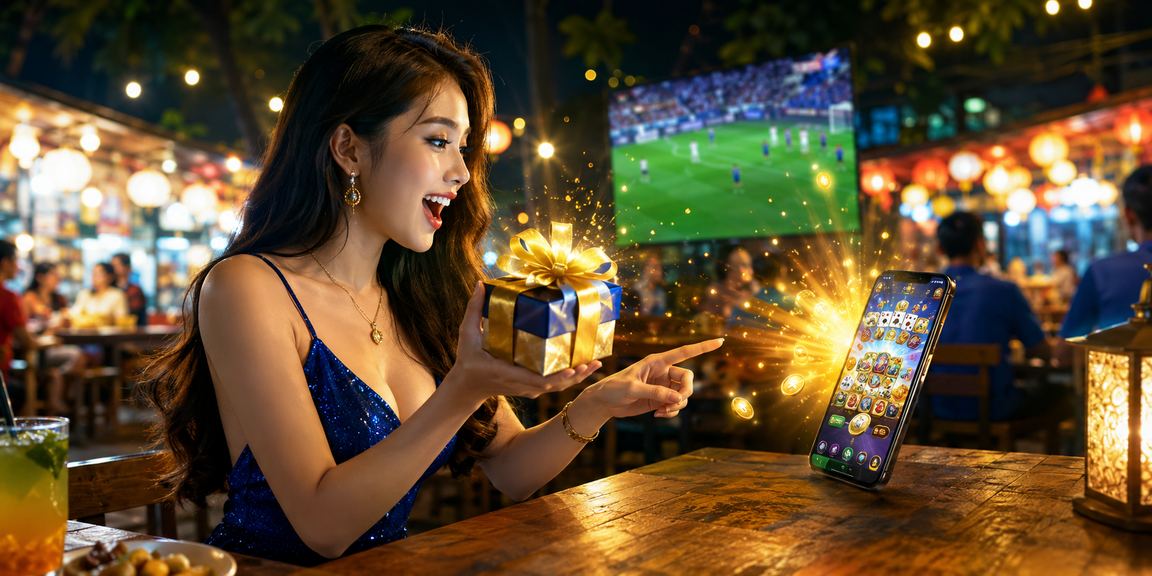 Người dùng xem tỷ số thể thao và lịch trận trên điện thoại thông minh